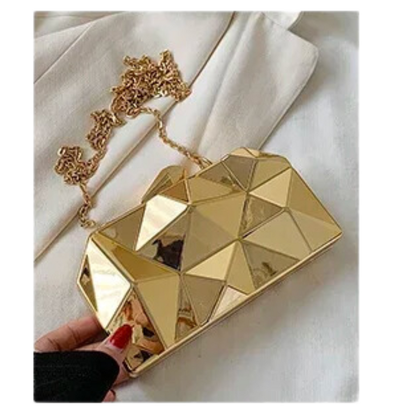 Beb Coko Mirror Clutch - Le Lys Blanc