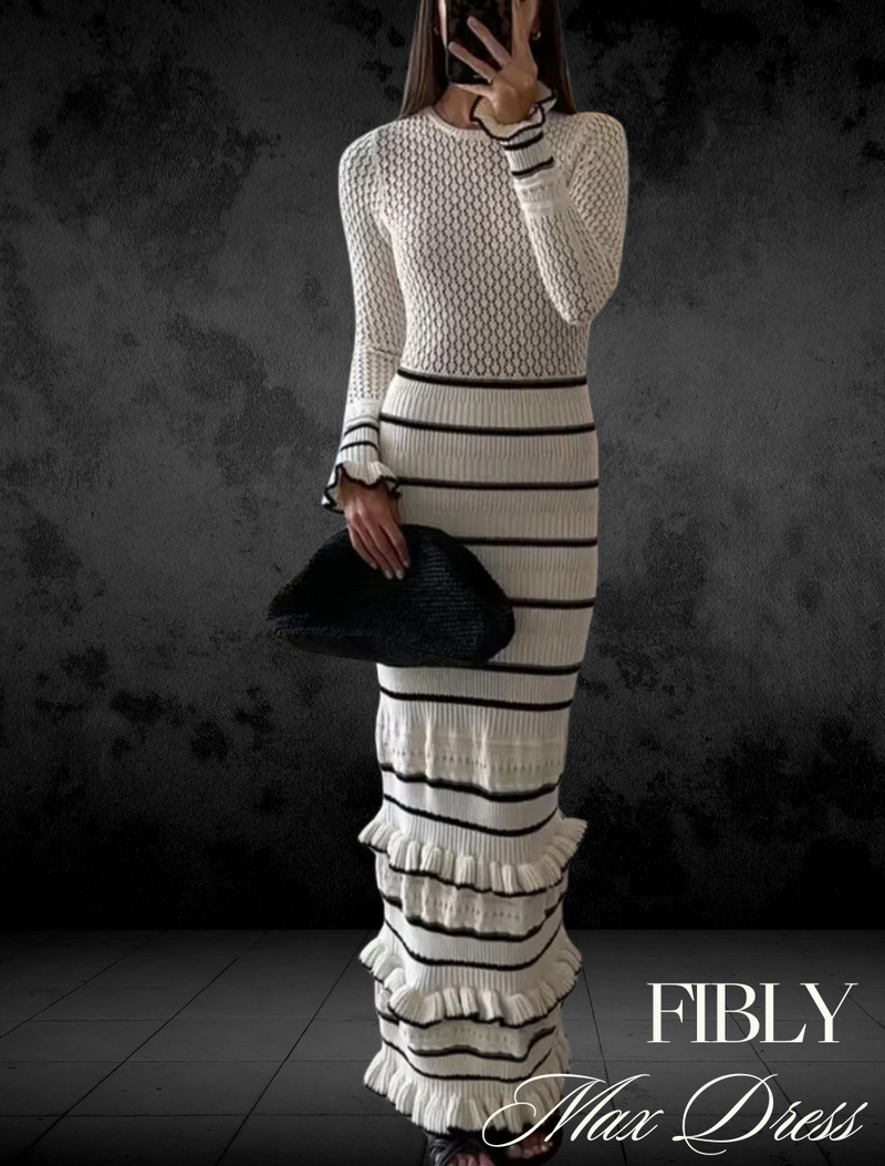 Fibly Maxi Dress Fashion - Le Lys Blanc