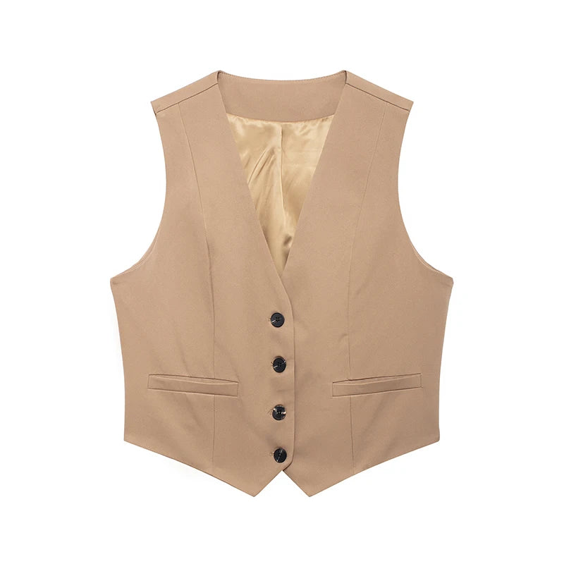 Deep V-Neck Vest Collection