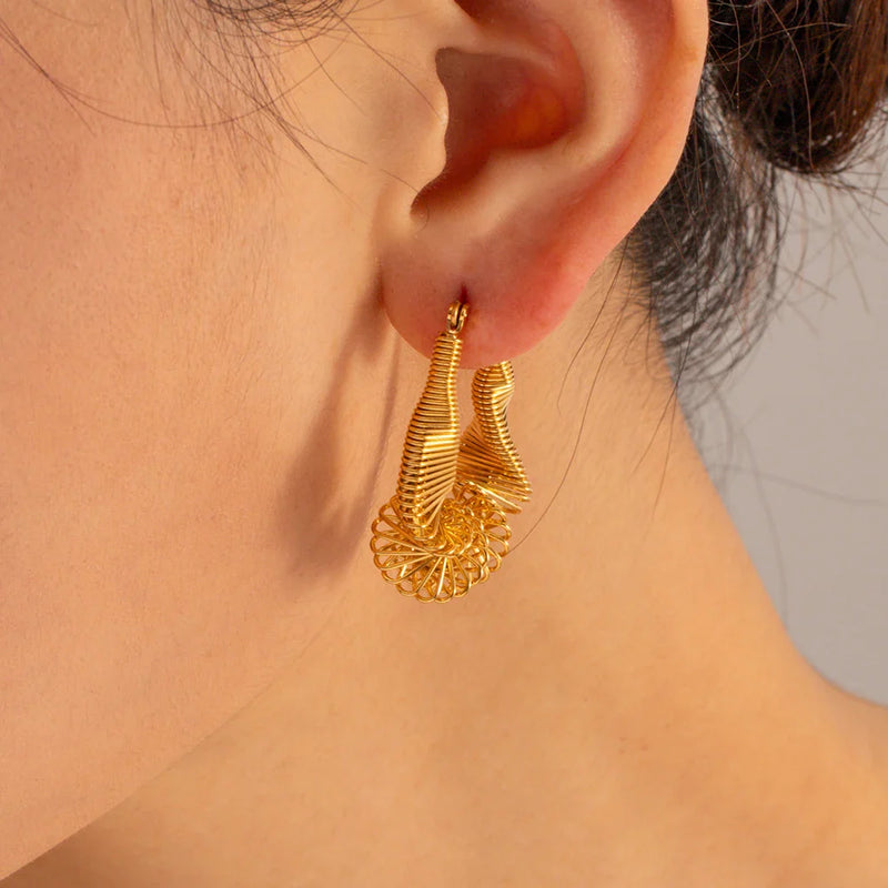 Plave Hoop Earrings