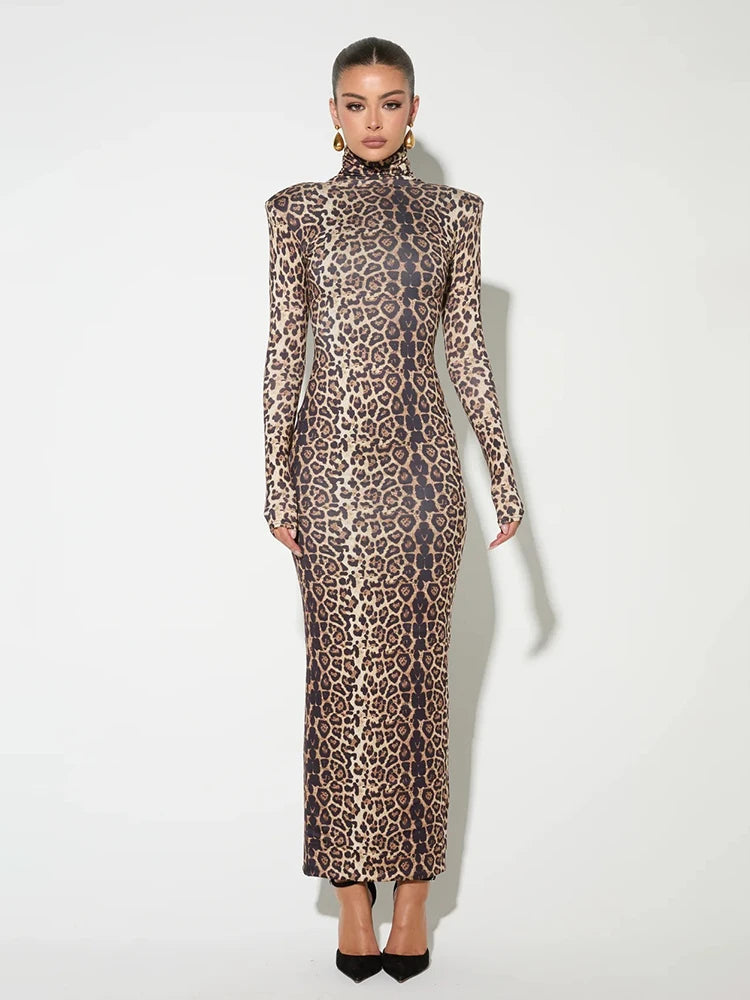 Mizi Leopard Print Long Sleeve