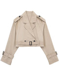 Urban Cropped Trench Jacket