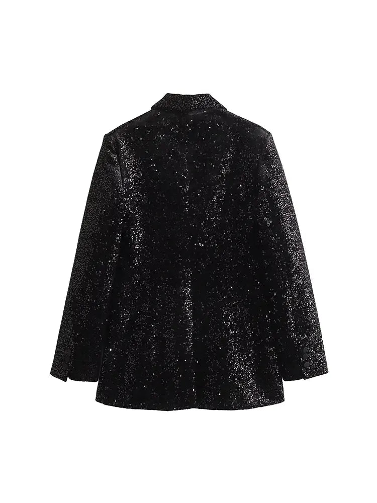 Stellar Sequin Blazer Set