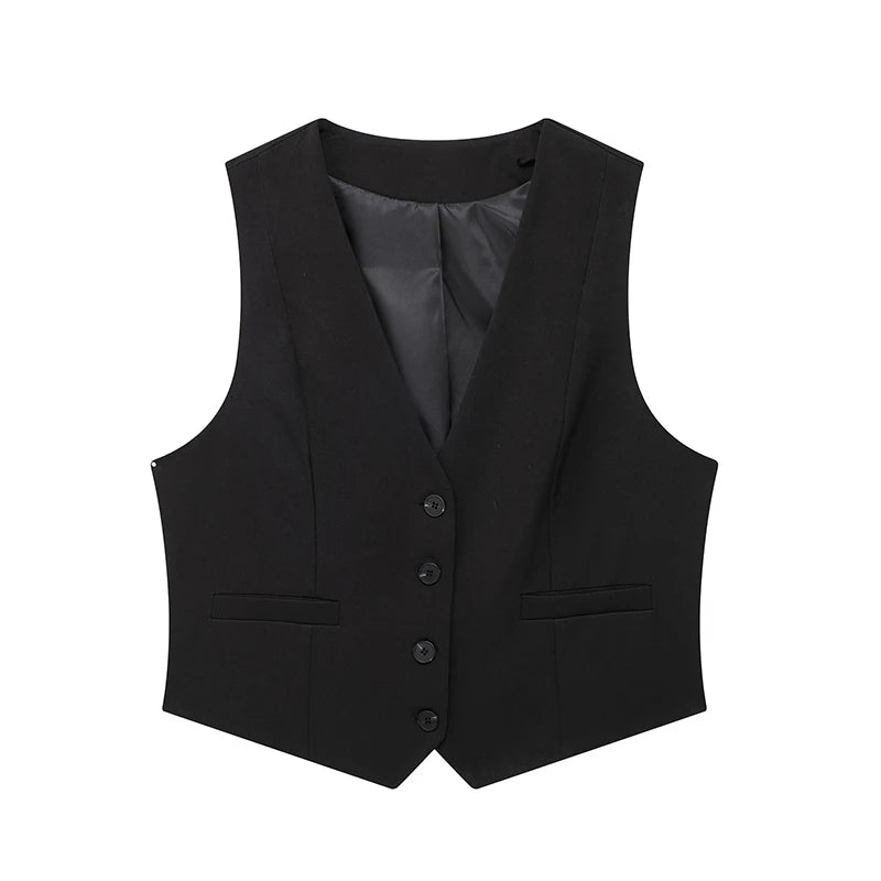 Deep V-Neck Vest Collection