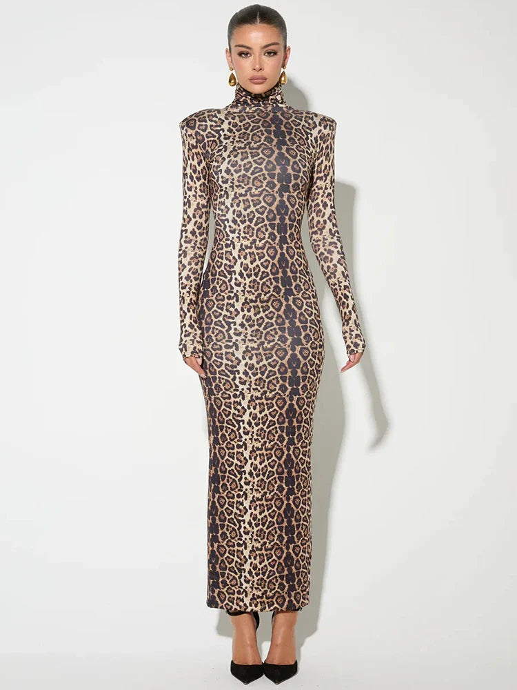 Mizi Leopard Print Long Sleeve