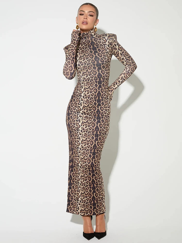 Mizi Leopard Print Long Sleeve