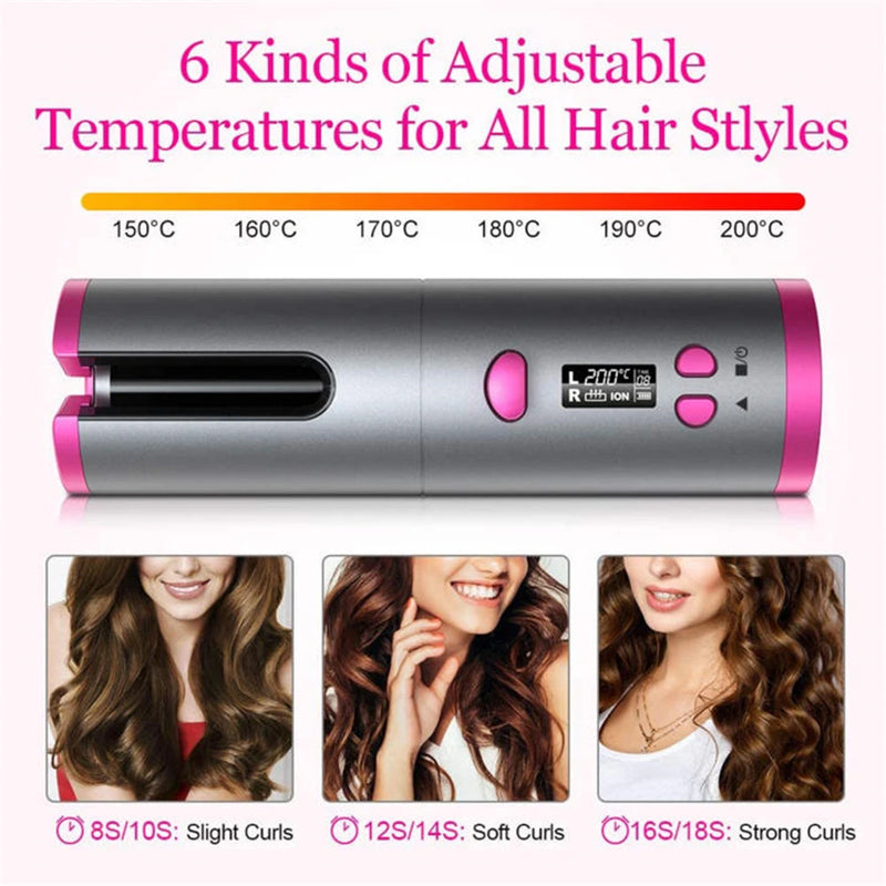 CurlWave Pro Cordless Hair Curler