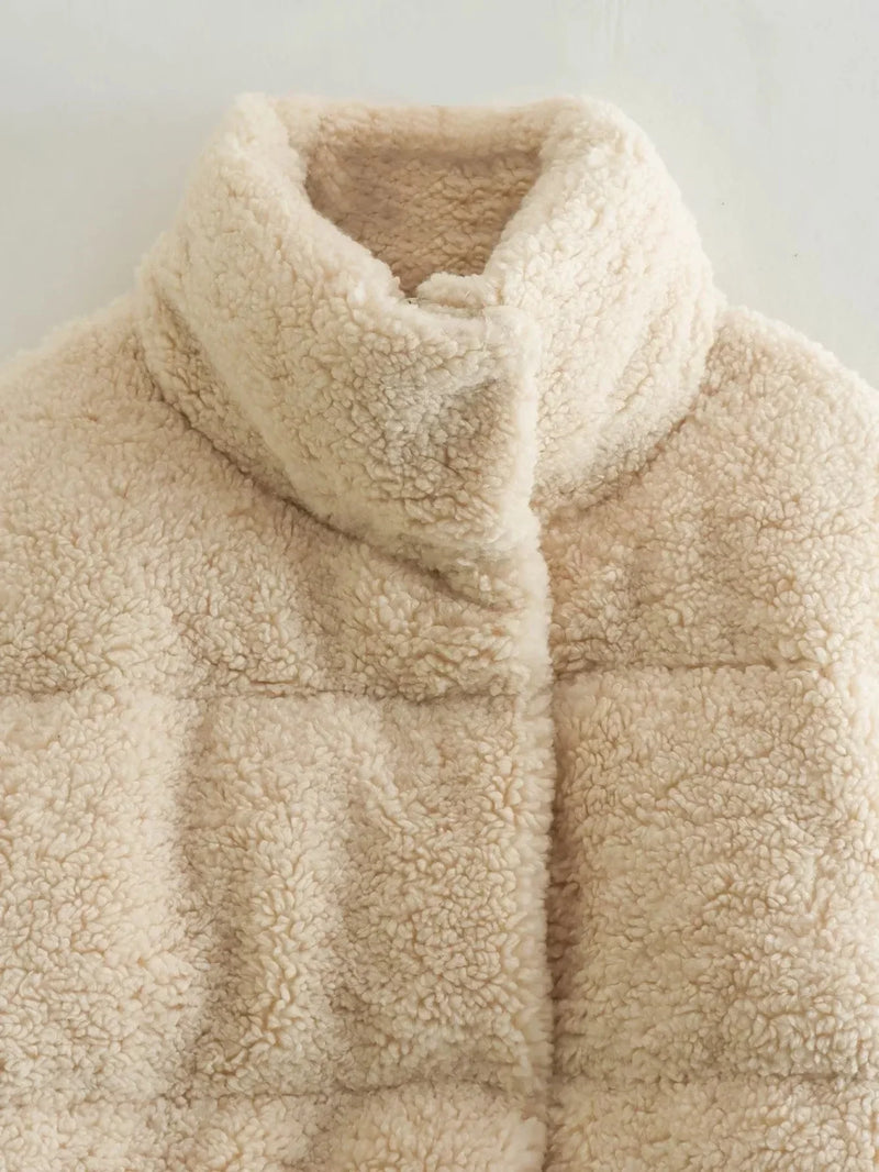 CozyCloud Sherpa Jacket - Le Lys Blanc