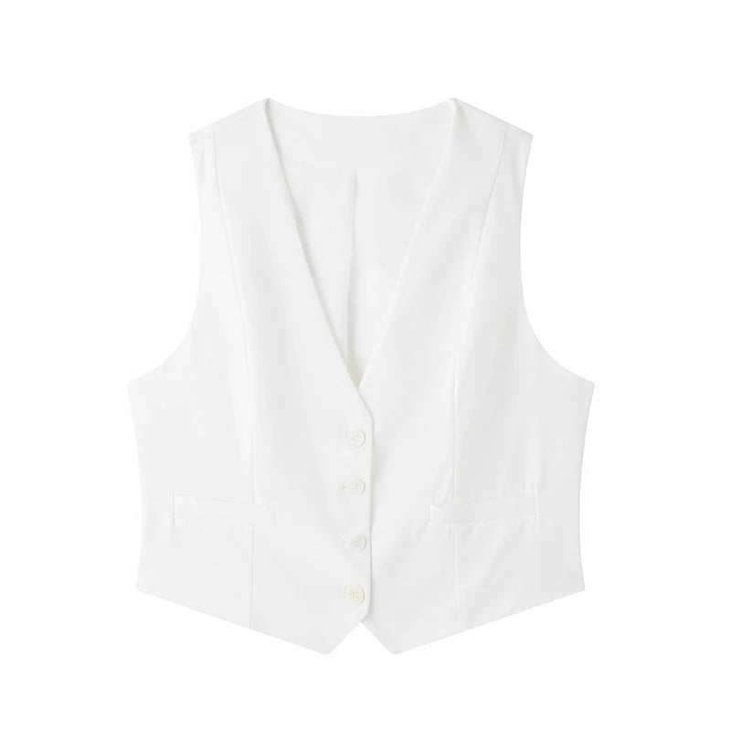 Deep V-Neck Vest Collection