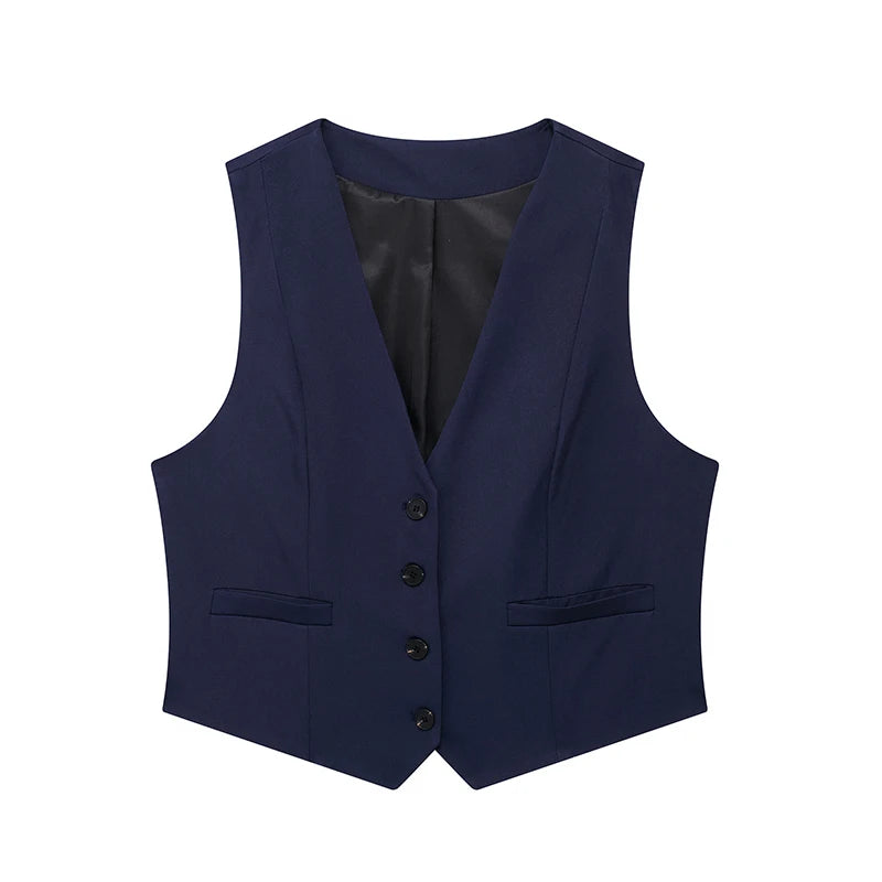 Deep V-Neck Vest Collection