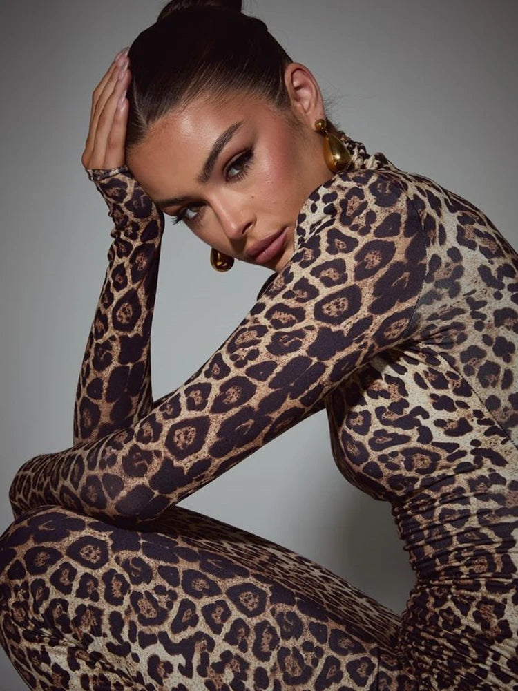 Mizi Leopard Print Long Sleeve