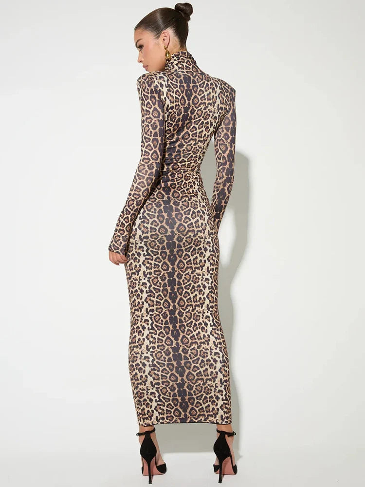 Mizi Leopard Print Long Sleeve