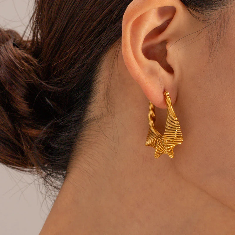 Plave Hoop Earrings