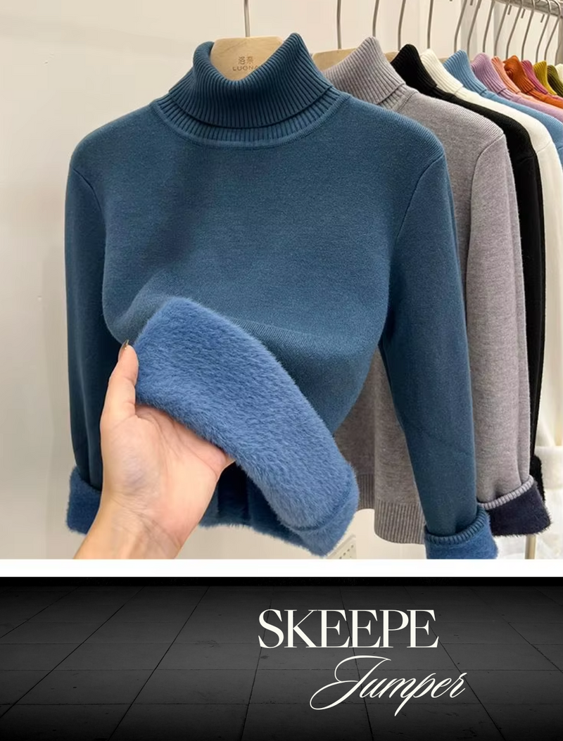 Skeepe Turtleneck Winter Jumper - Le Lys Blanc