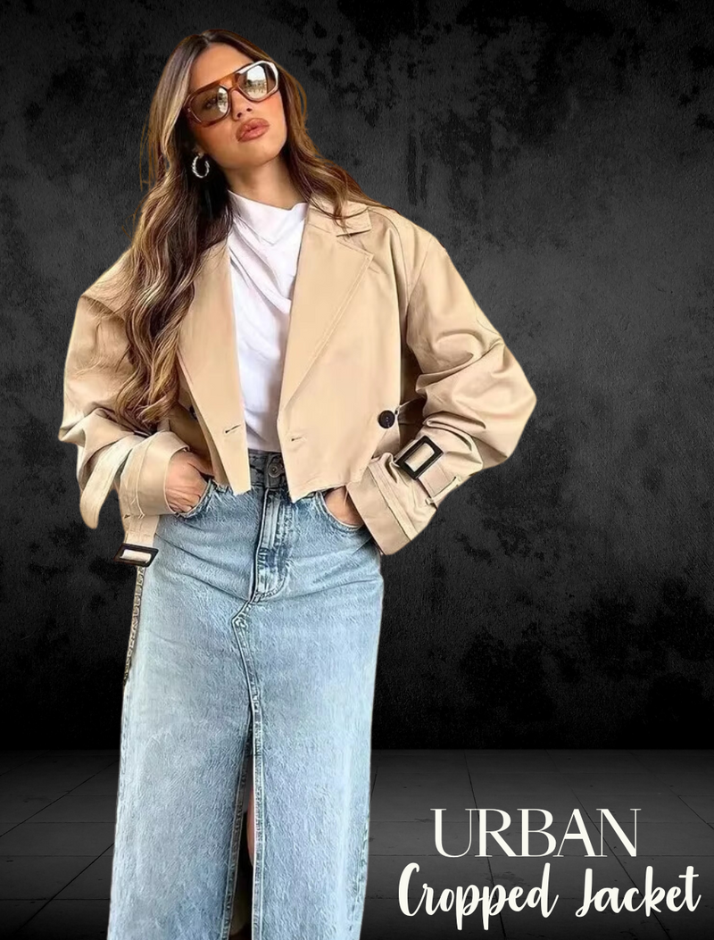 Urban Cropped Trench Jacket